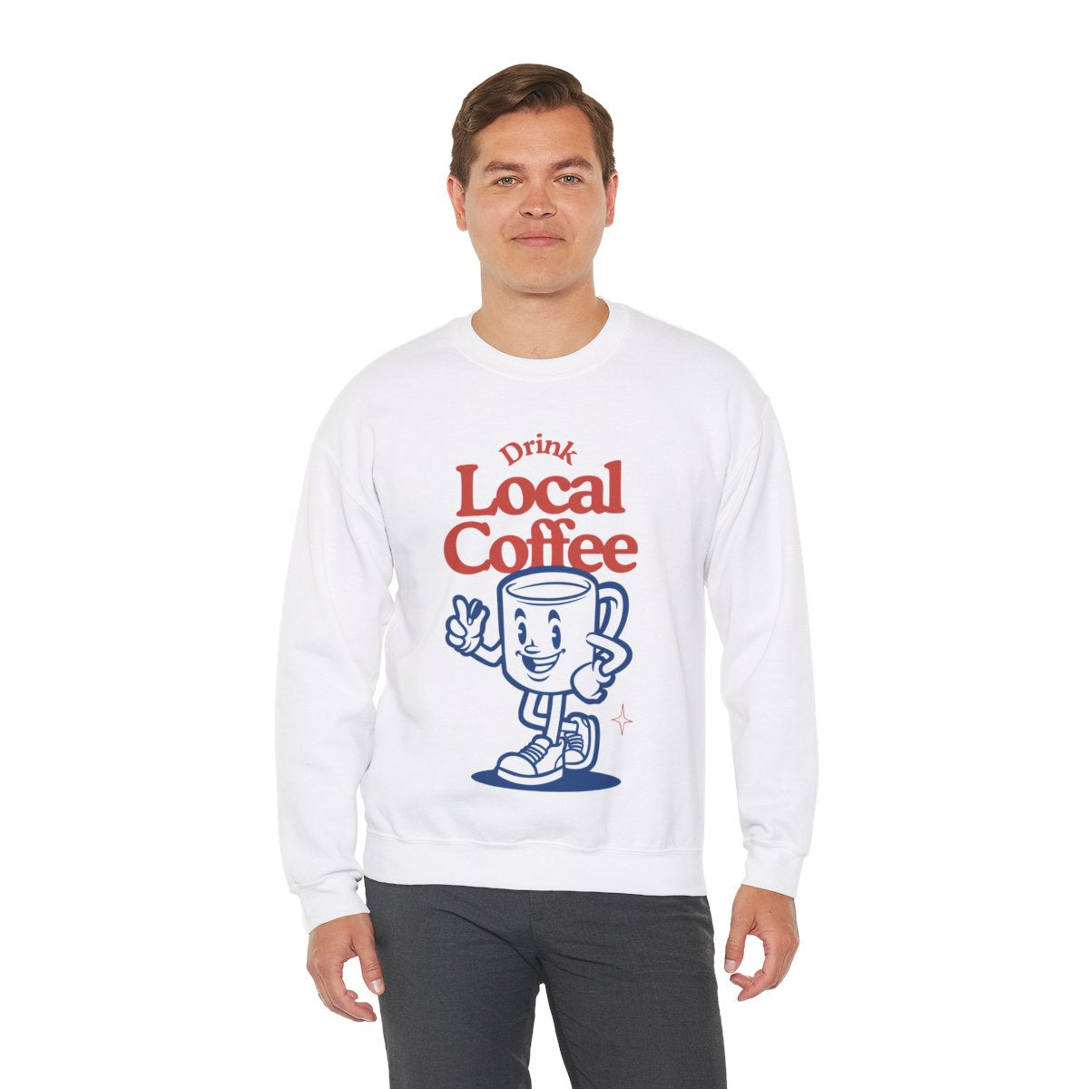 HONEY ALMONDMILK FLAT WHITE - Coffee (Sweatshirt)