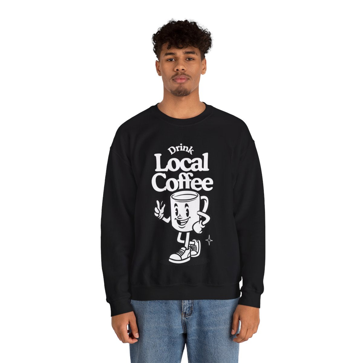 HONEY ALMONDMILK FLAT WHITE - Coffee (Sweatshirt)