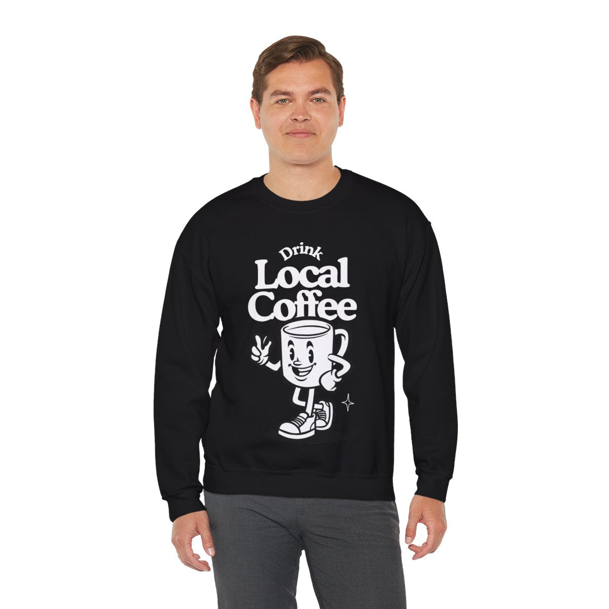 HONEY ALMONDMILK FLAT WHITE - Coffee (Sweatshirt)