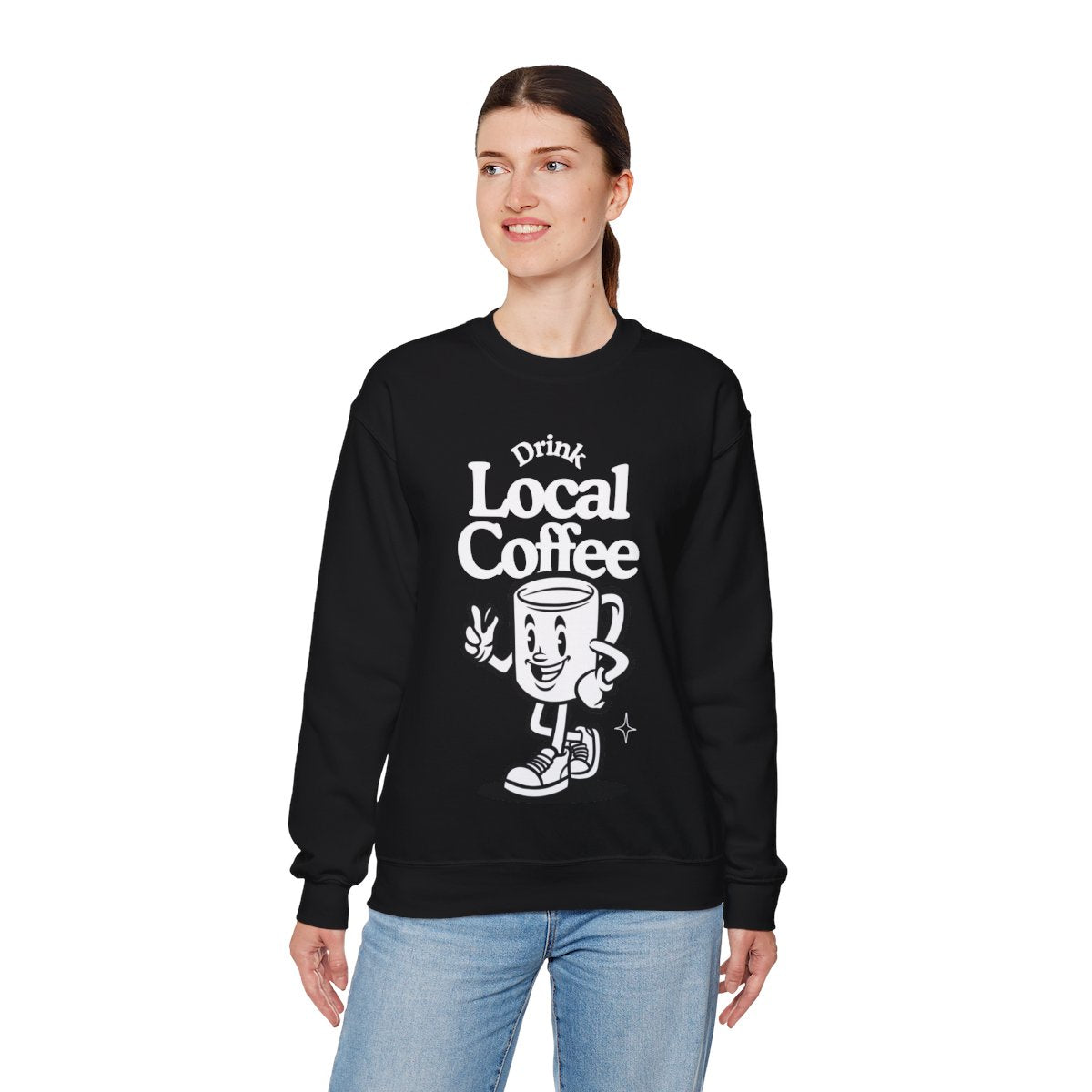 HONEY ALMONDMILK FLAT WHITE - Coffee (Sweatshirt)