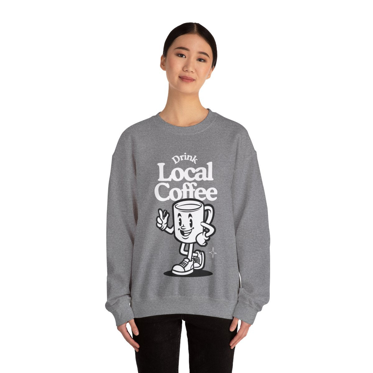 HONEY ALMONDMILK FLAT WHITE - Coffee (Sweatshirt)