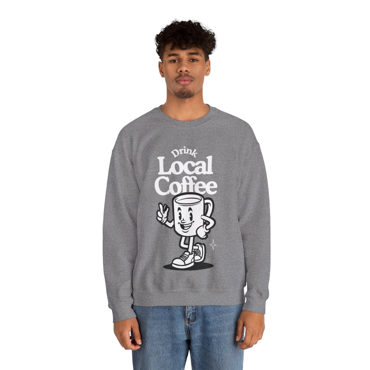 HONEY ALMONDMILK FLAT WHITE - Coffee (Sweatshirt)