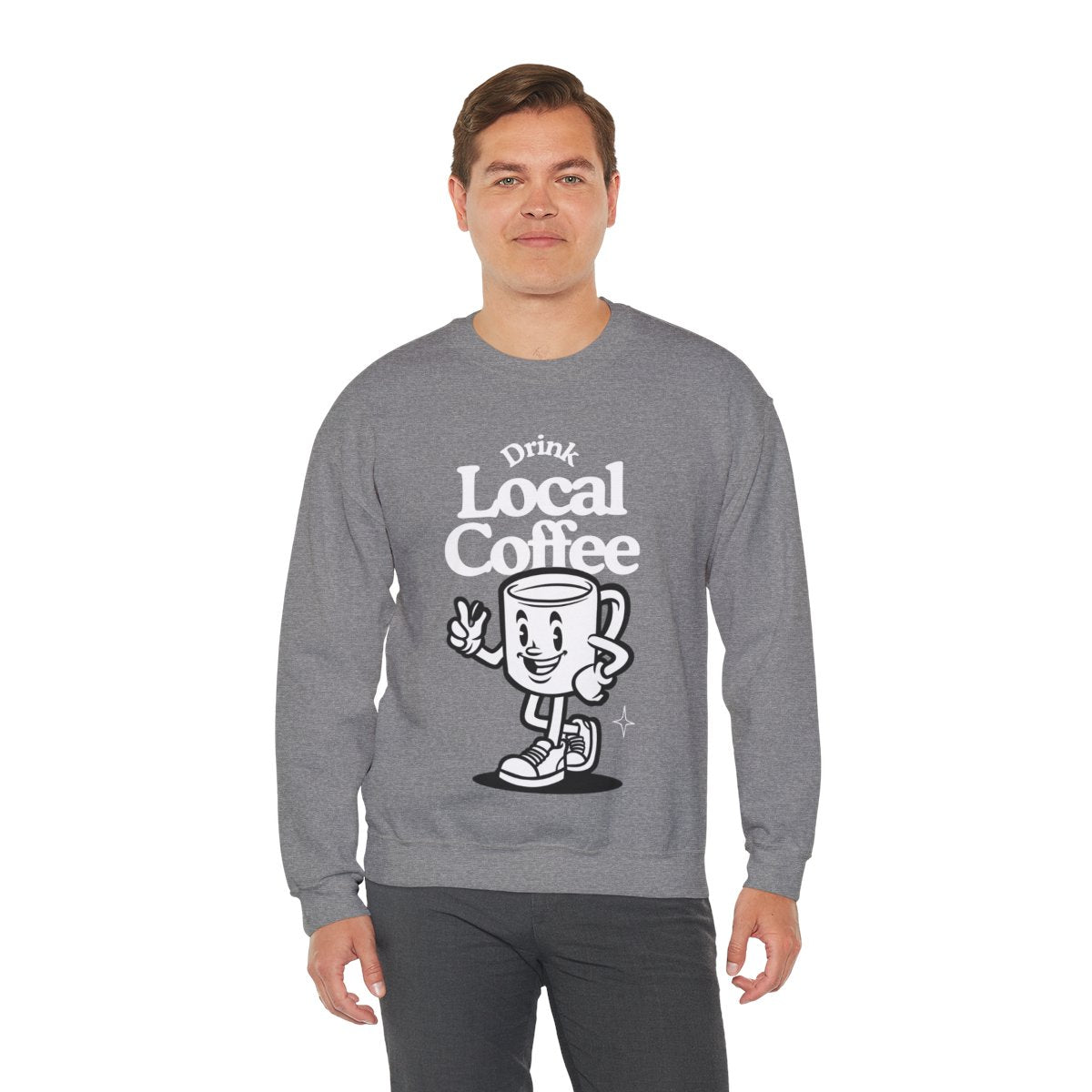 HONEY ALMONDMILK FLAT WHITE - Coffee (Sweatshirt)