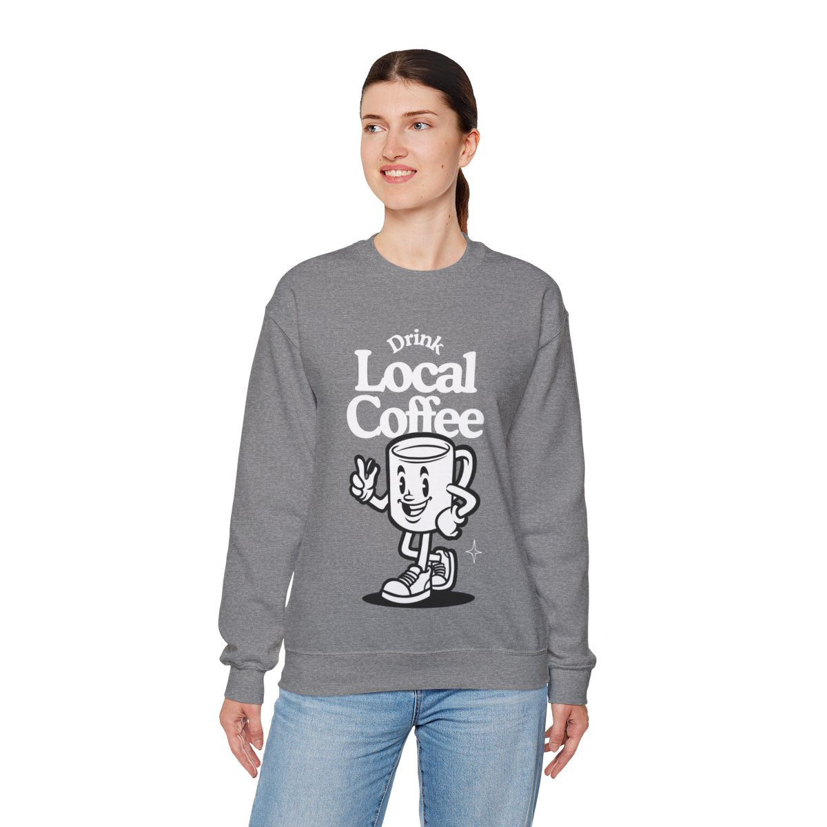HONEY ALMONDMILK FLAT WHITE - Coffee (Sweatshirt)