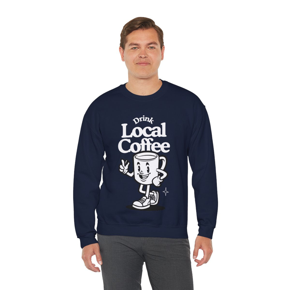 HONEY ALMONDMILK FLAT WHITE - Coffee (Sweatshirt)