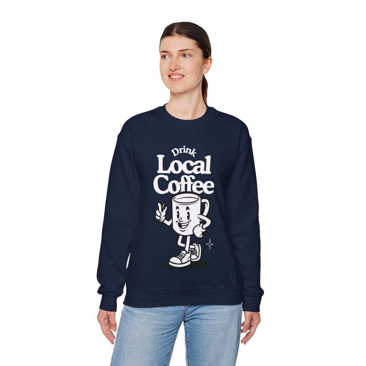 HONEY ALMONDMILK FLAT WHITE - Coffee (Sweatshirt)