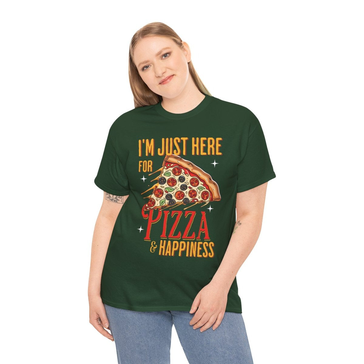 WHITE PIZZA - Pizza (Basic Tee)