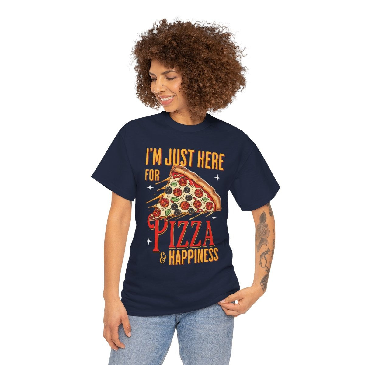 WHITE PIZZA - Pizza (Basic Tee)