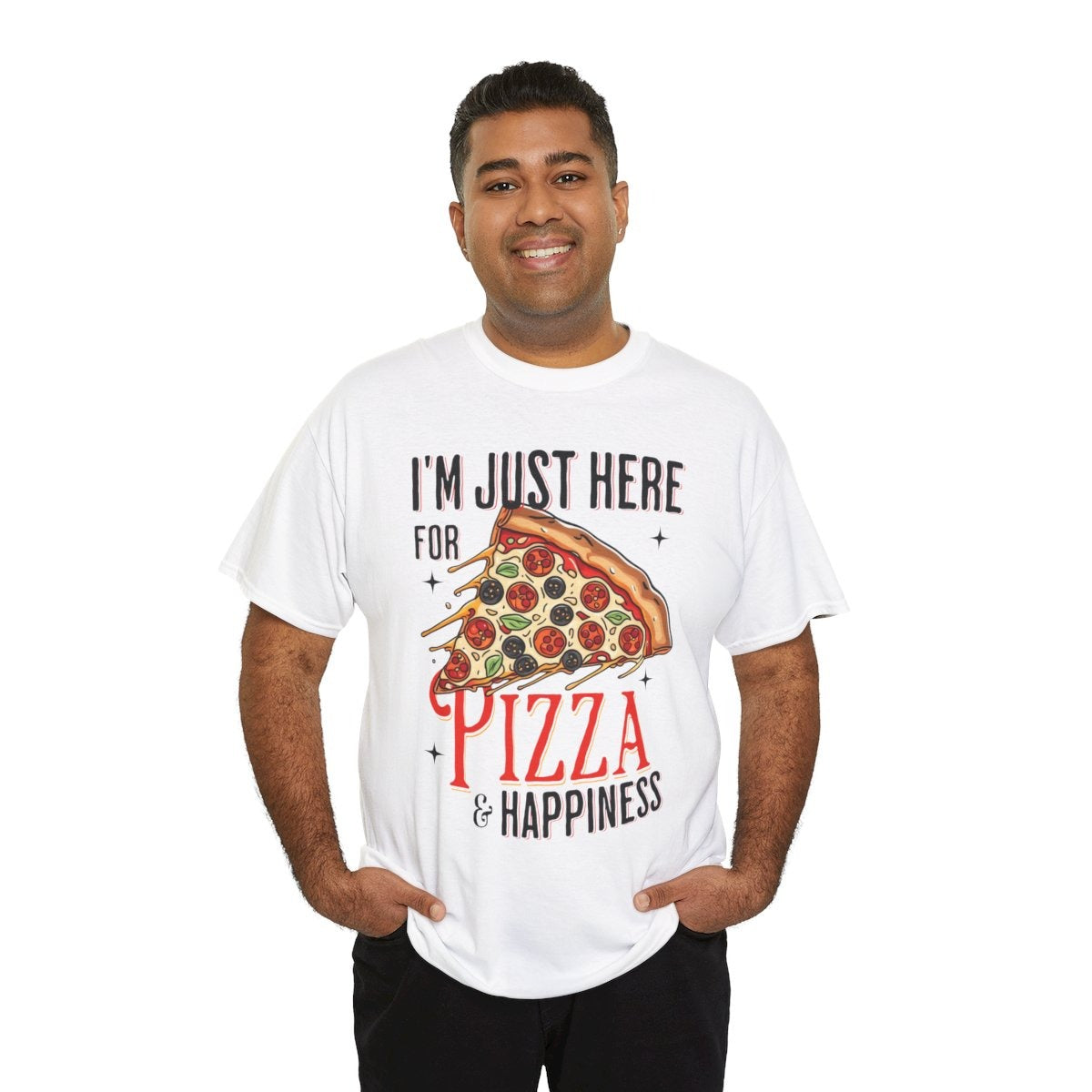 WHITE PIZZA - Pizza (Basic Tee)