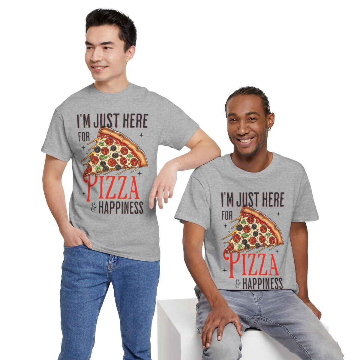 WHITE PIZZA - Pizza (Basic Tee)