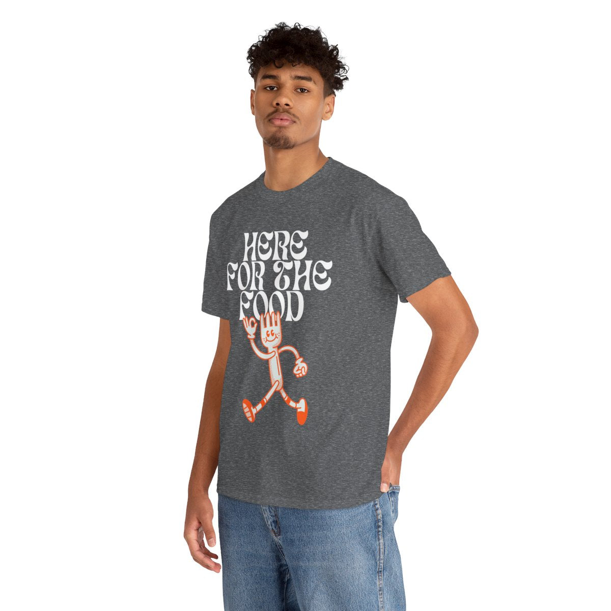 HERE FOR THE FOOD - Foodie (Basic Tee)