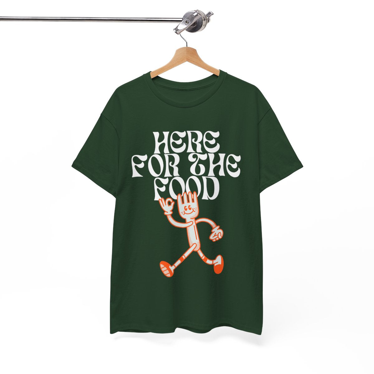 HERE FOR THE FOOD - Foodie (Basic Tee)