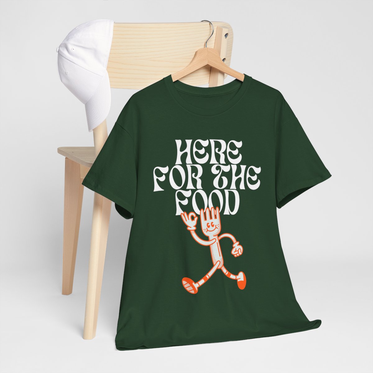 HERE FOR THE FOOD - Foodie (Basic Tee)