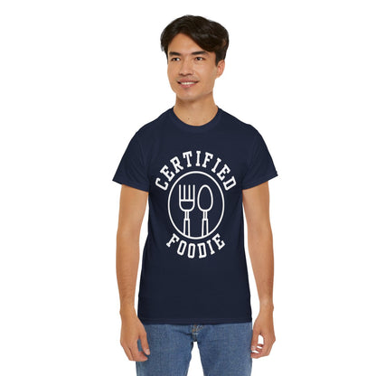 CERTIFIED FOODIE 1 - Foodie (Basic Tee)