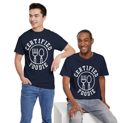 CERTIFIED FOODIE 1 - Foodie (Basic Tee)
