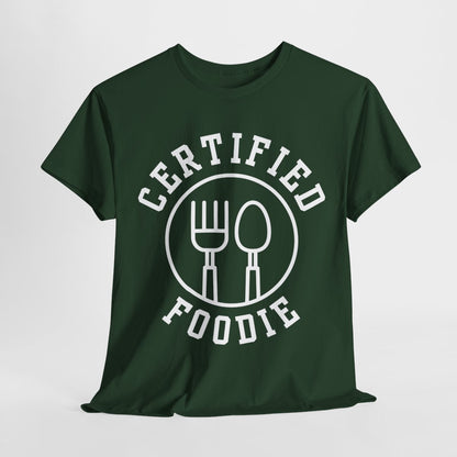 CERTIFIED FOODIE 1 - Foodie (Basic Tee)