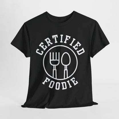 CERTIFIED FOODIE 1 - Foodie (Basic Tee)
