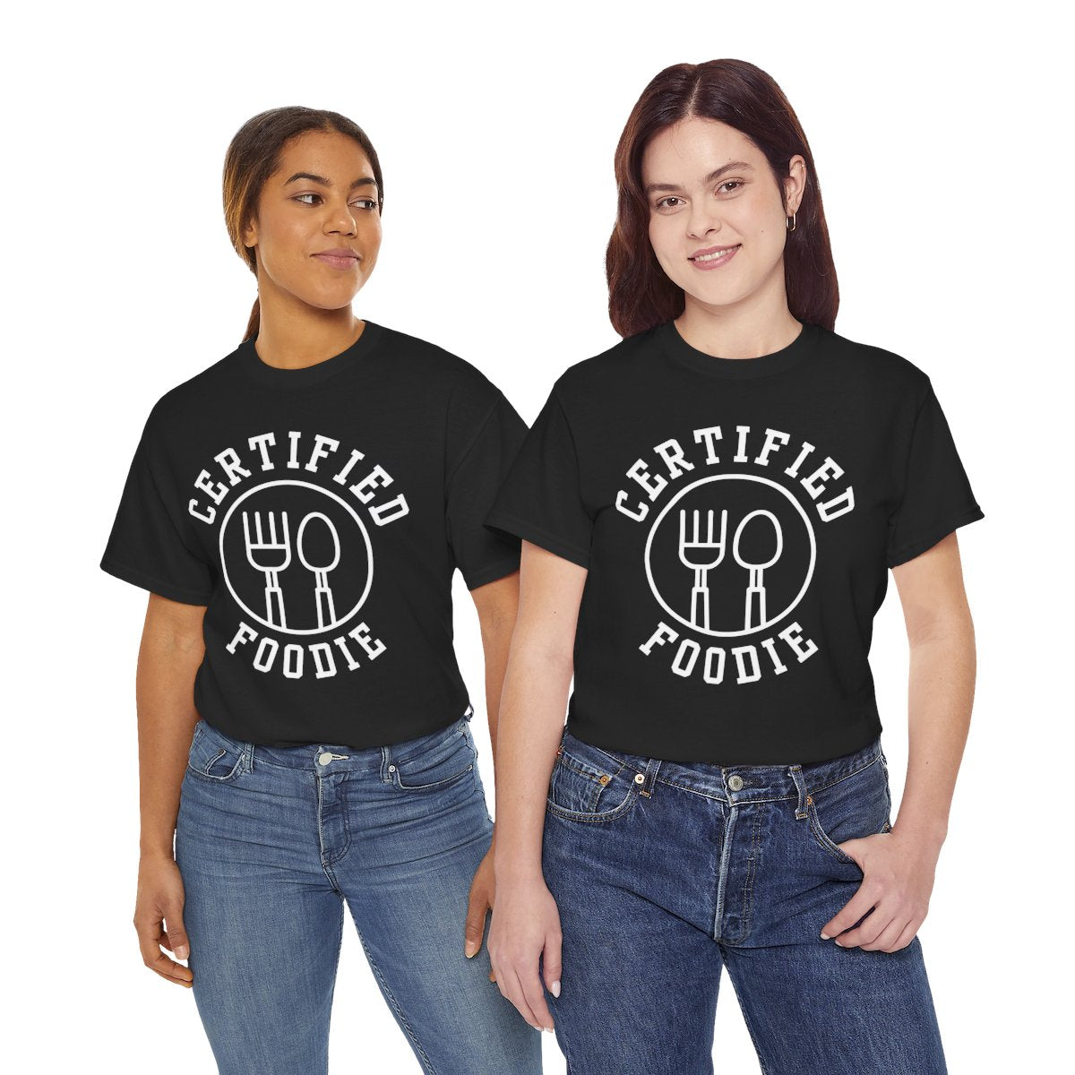 CERTIFIED FOODIE 1 - Foodie (Basic Tee)