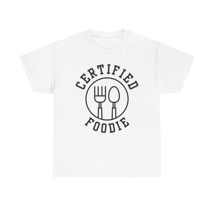 CERTIFIED FOODIE 1 - Foodie (Basic Tee)