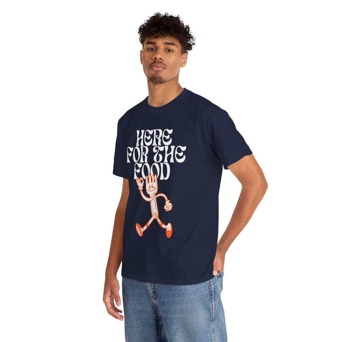 HERE FOR THE FOOD - Foodie (Basic Tee)