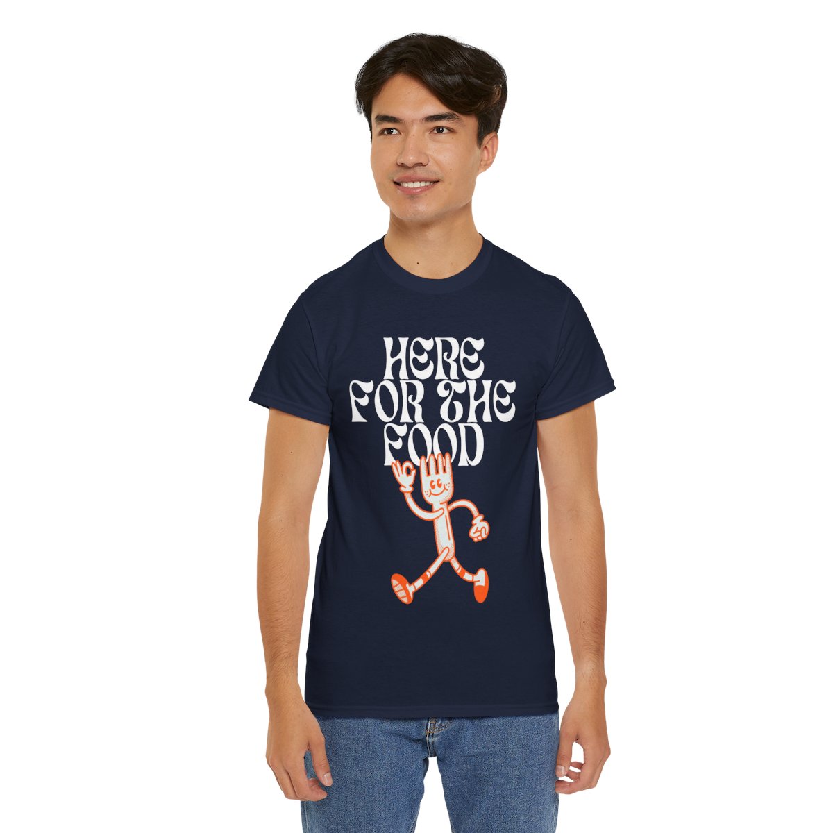 HERE FOR THE FOOD - Foodie (Basic Tee)