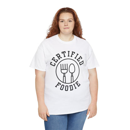 CERTIFIED FOODIE 1 - Foodie (Basic Tee)