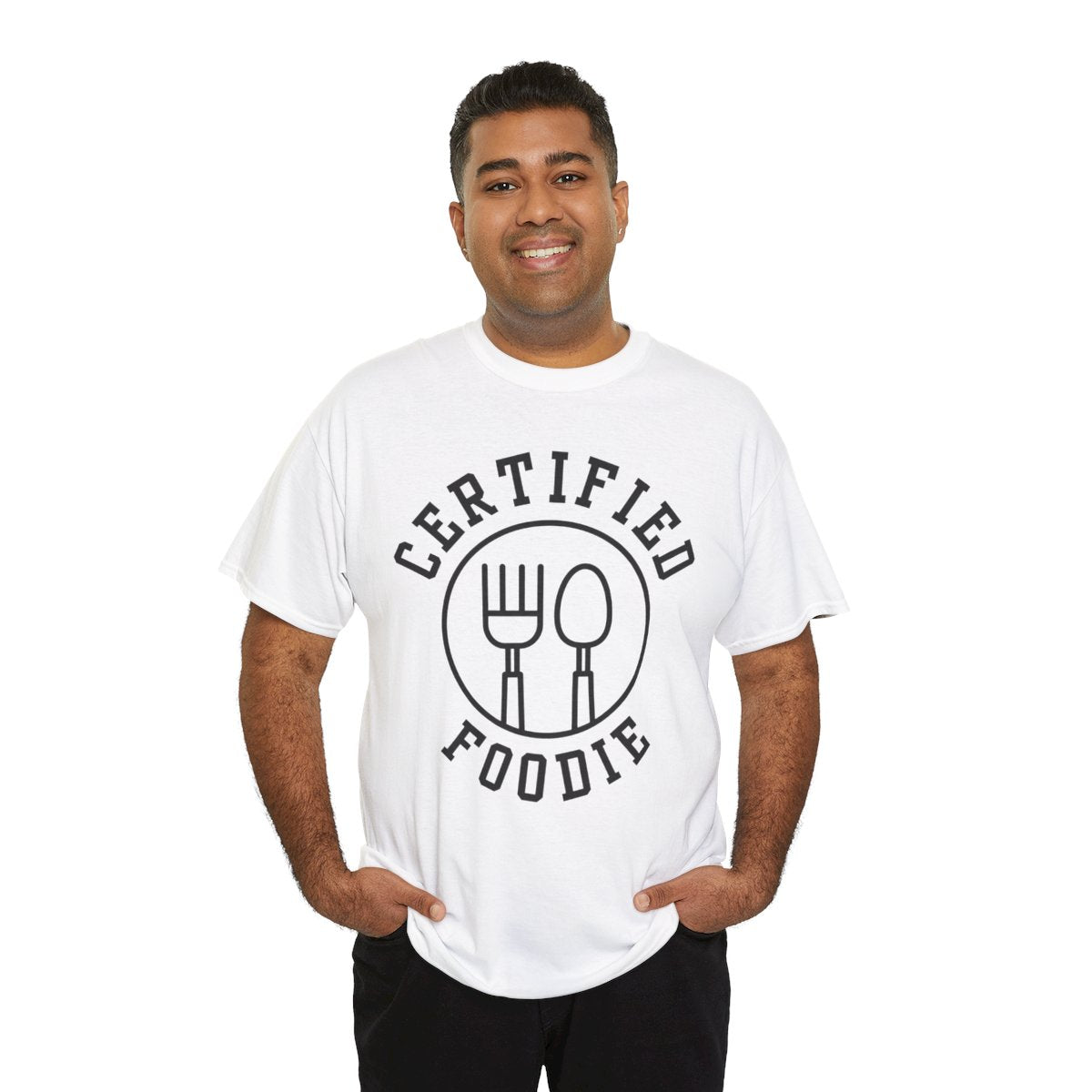 CERTIFIED FOODIE 1 - Foodie (Basic Tee)