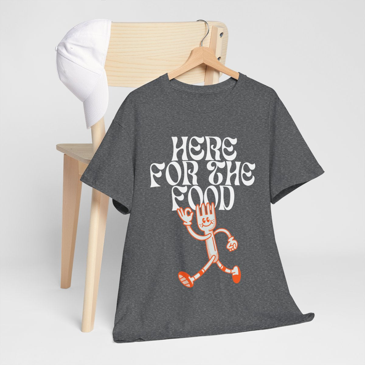 HERE FOR THE FOOD - Foodie (Basic Tee)