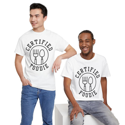 CERTIFIED FOODIE 1 - Foodie (Basic Tee)