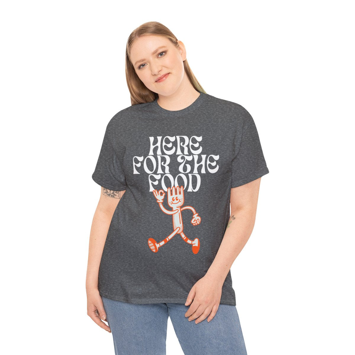 HERE FOR THE FOOD - Foodie (Basic Tee)