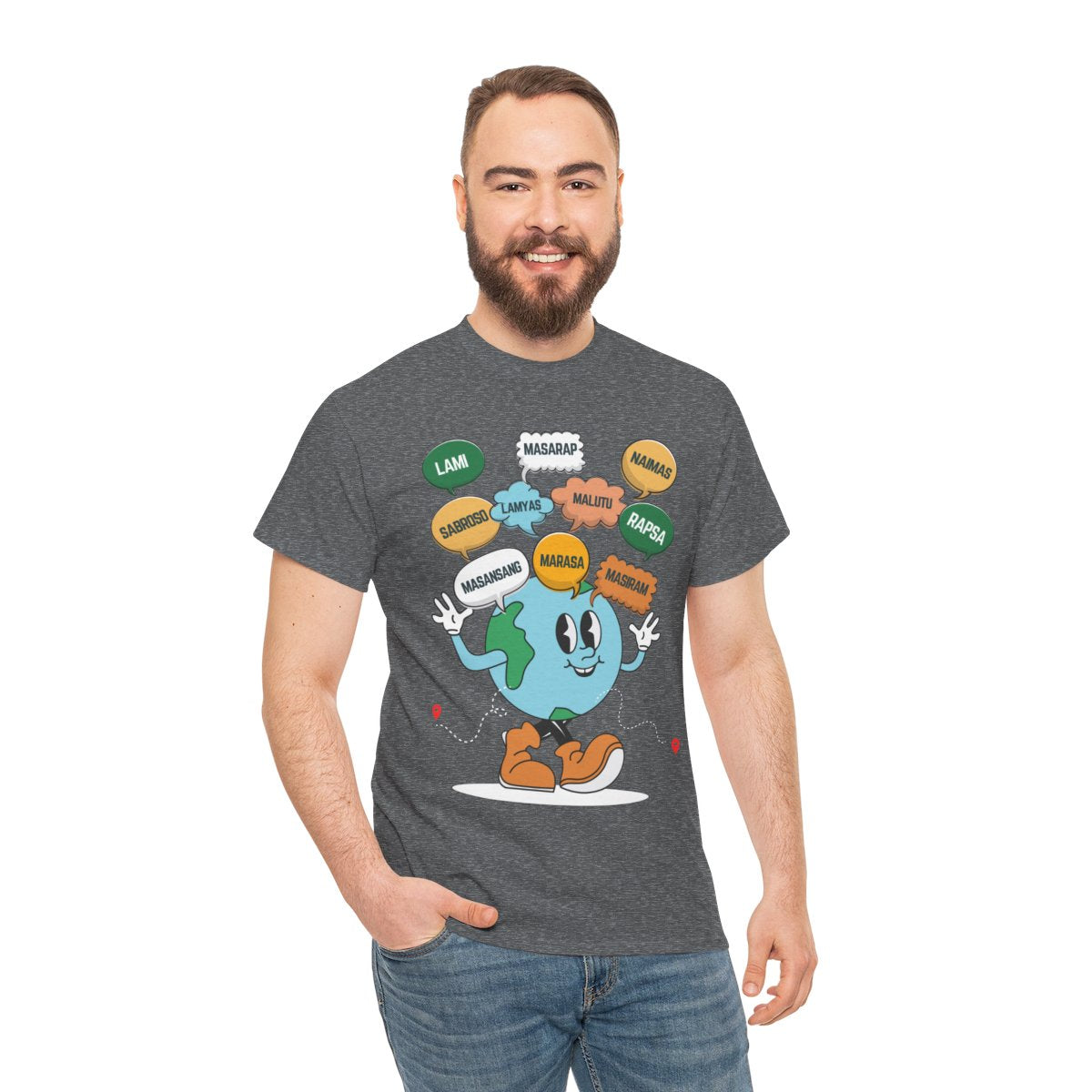 FILIPINO DIALECTS - Foodie (Basic Tee)