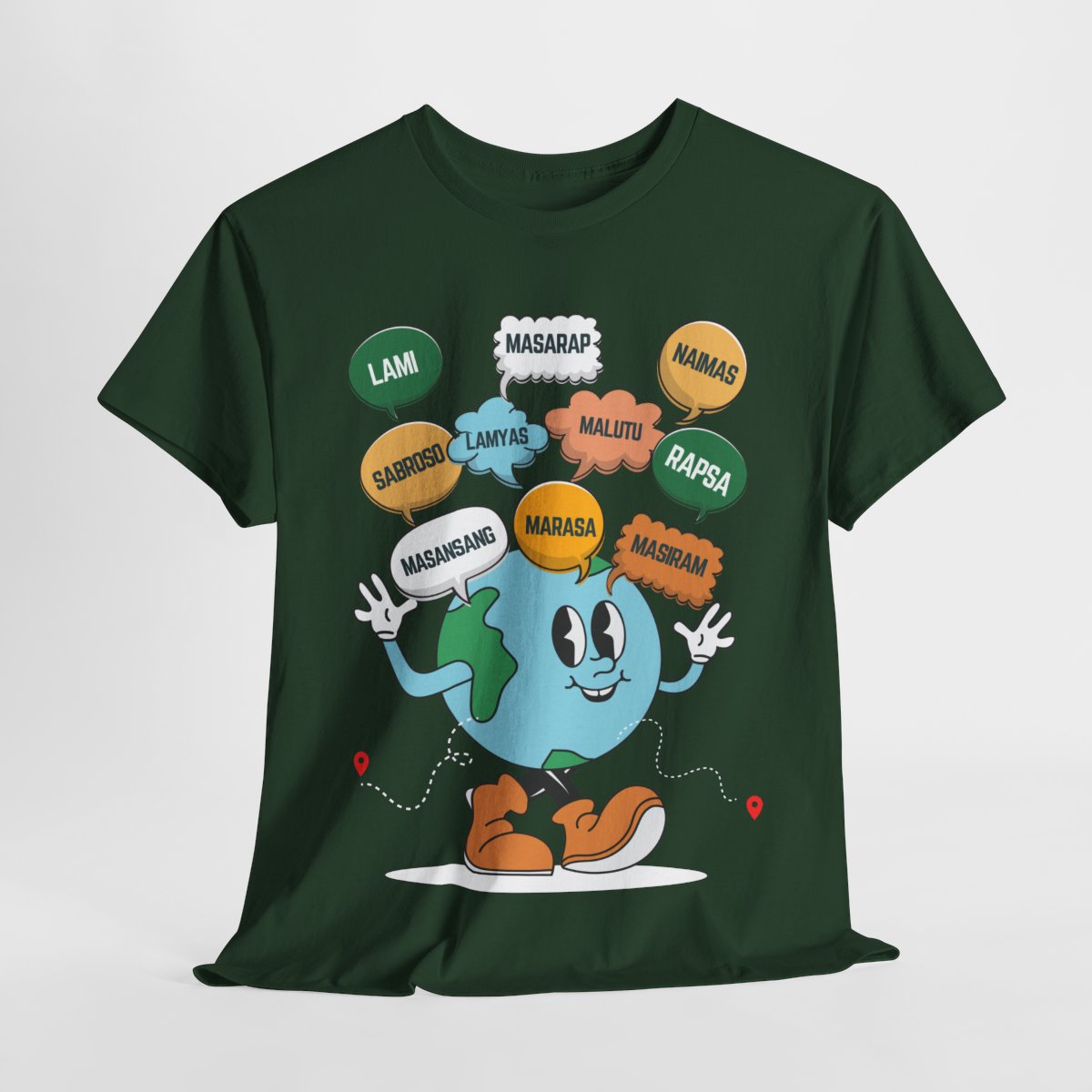 FILIPINO DIALECTS - Foodie (Basic Tee)