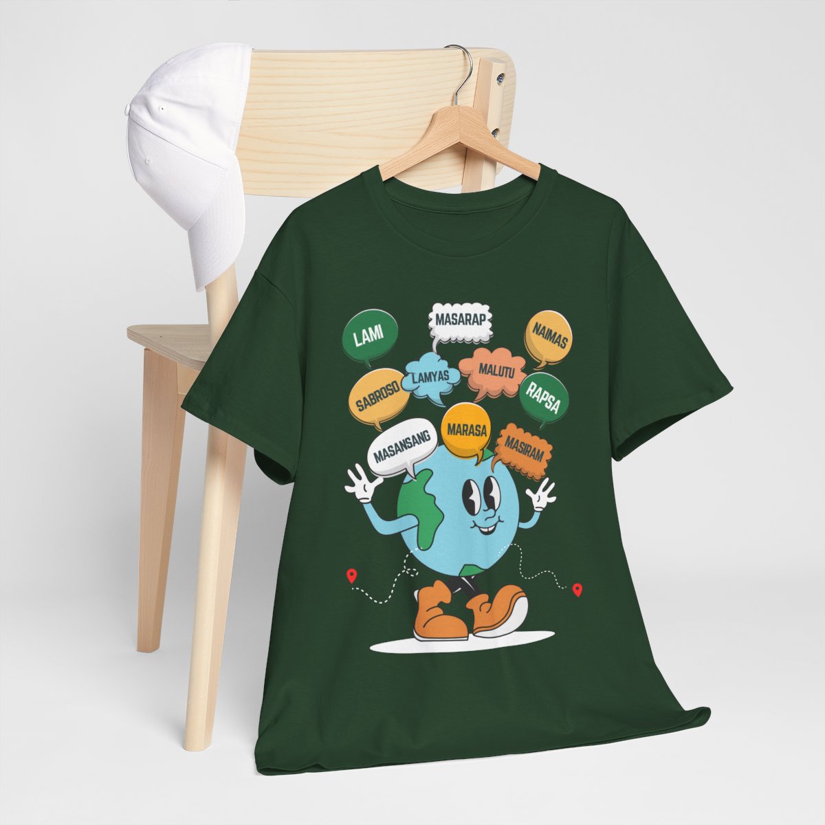 FILIPINO DIALECTS - Foodie (Basic Tee)