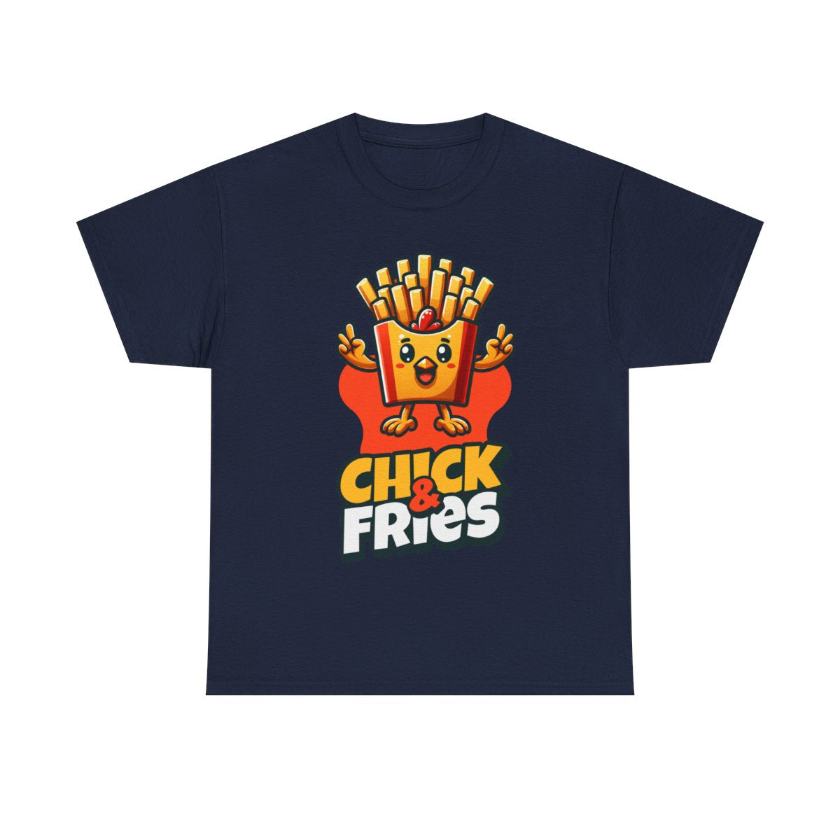 1-PC. FRIED CHICKEN W/ FRIES - All Meat (Basic Tee)