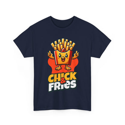 1-PC. FRIED CHICKEN W/ FRIES - All Meat (Basic Tee)