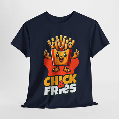 1-PC. FRIED CHICKEN W/ FRIES - All Meat (Basic Tee)