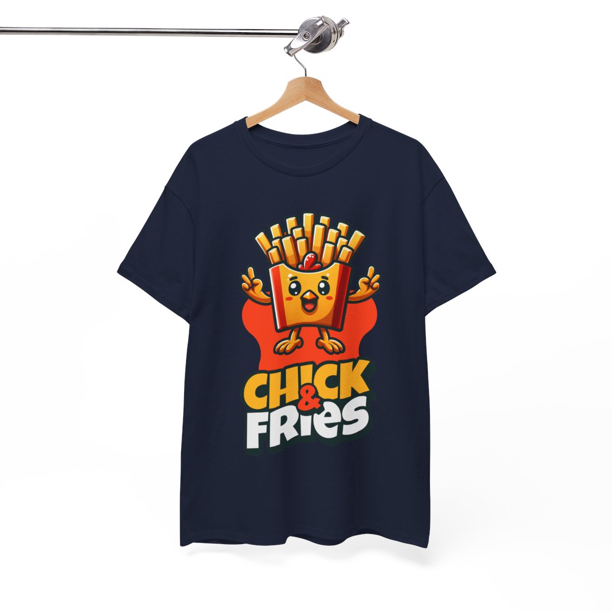 1-PC. FRIED CHICKEN W/ FRIES - All Meat (Basic Tee)