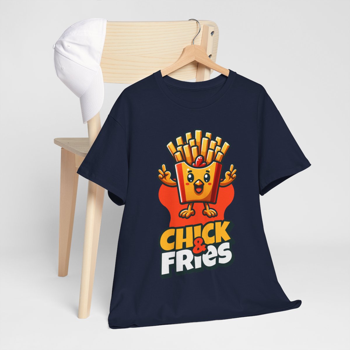 1-PC. FRIED CHICKEN W/ FRIES - All Meat (Basic Tee)