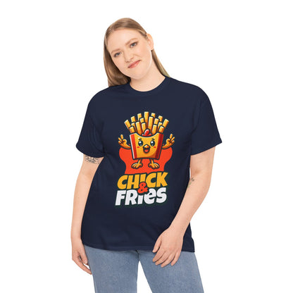 1-PC. FRIED CHICKEN W/ FRIES - All Meat (Basic Tee)