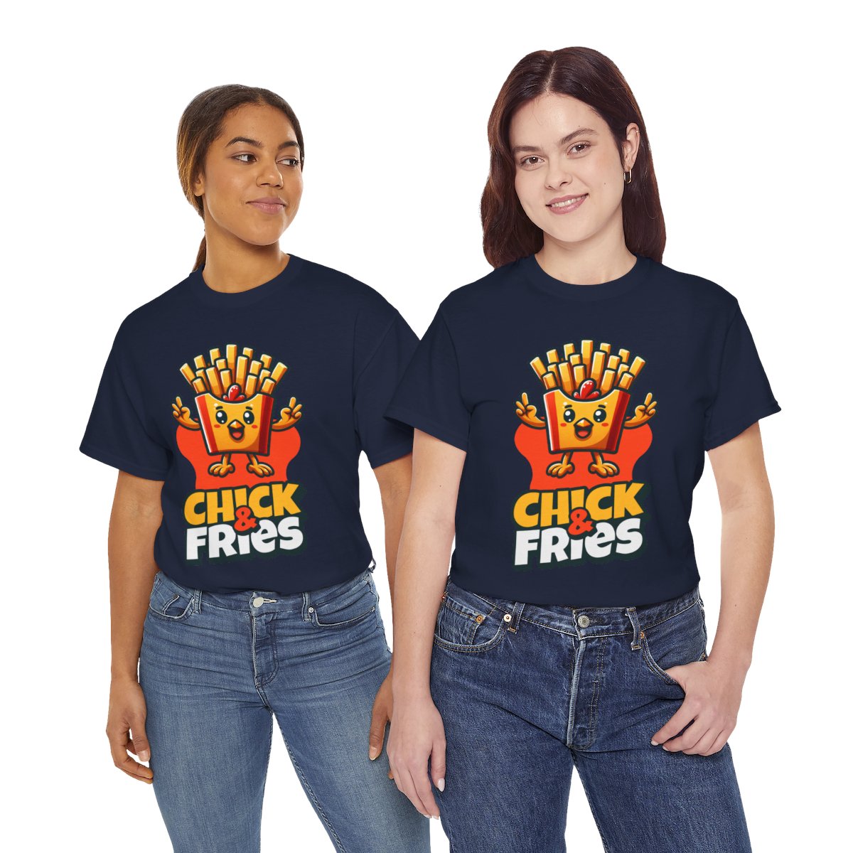 1-PC. FRIED CHICKEN W/ FRIES - All Meat (Basic Tee)