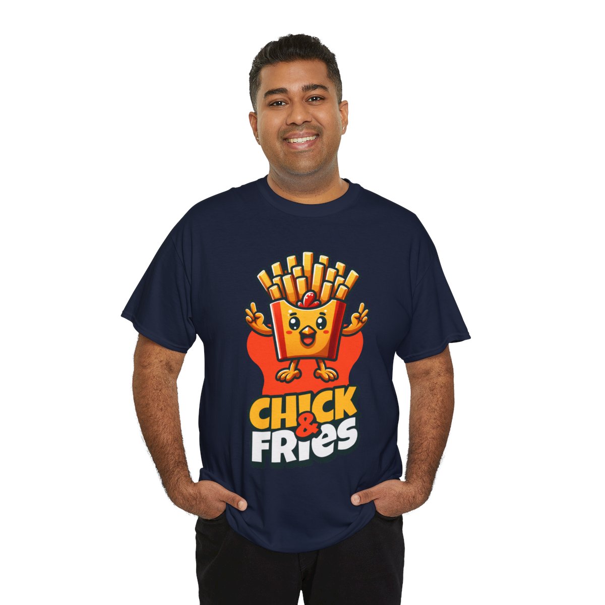 1-PC. FRIED CHICKEN W/ FRIES - All Meat (Basic Tee)