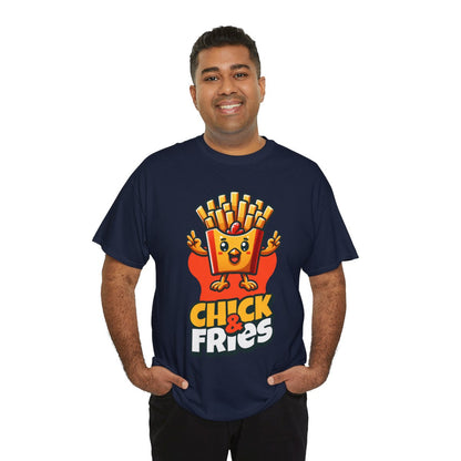 1-PC. FRIED CHICKEN W/ FRIES - All Meat (Basic Tee)