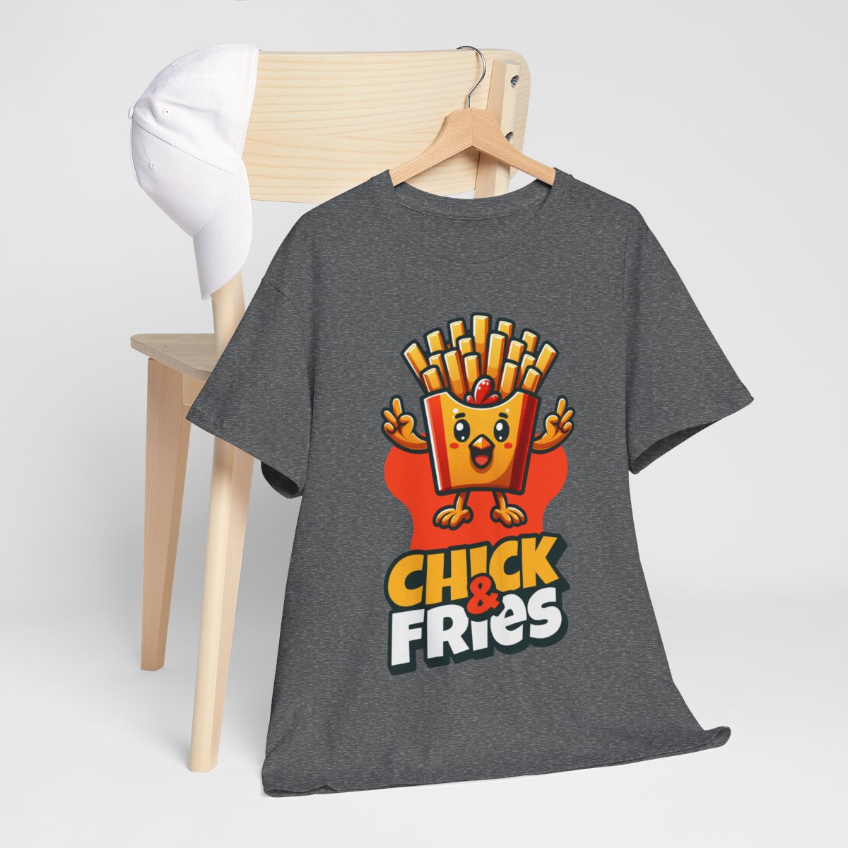 1-PC. FRIED CHICKEN W/ FRIES - All Meat (Basic Tee)