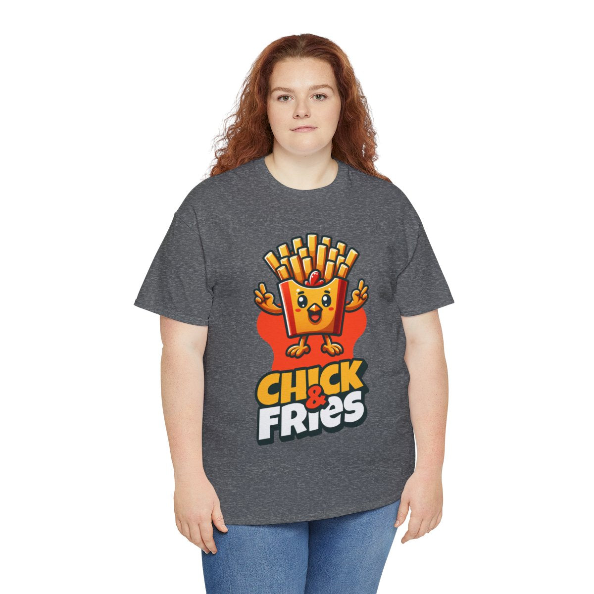 1-PC. FRIED CHICKEN W/ FRIES - All Meat (Basic Tee)