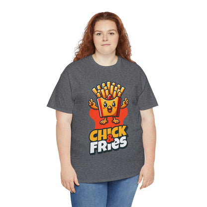 1-PC. FRIED CHICKEN W/ FRIES - All Meat (Basic Tee)