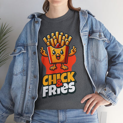 1-PC. FRIED CHICKEN W/ FRIES - All Meat (Basic Tee)