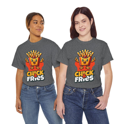 1-PC. FRIED CHICKEN W/ FRIES - All Meat (Basic Tee)