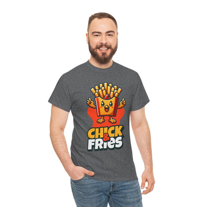 1-PC. FRIED CHICKEN W/ FRIES - All Meat (Basic Tee)