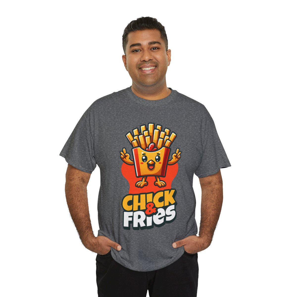 1-PC. FRIED CHICKEN W/ FRIES - All Meat (Basic Tee)