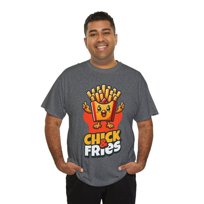 1-PC. FRIED CHICKEN W/ FRIES - All Meat (Basic Tee)